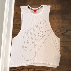 Nike muscle tank- deep arm holes